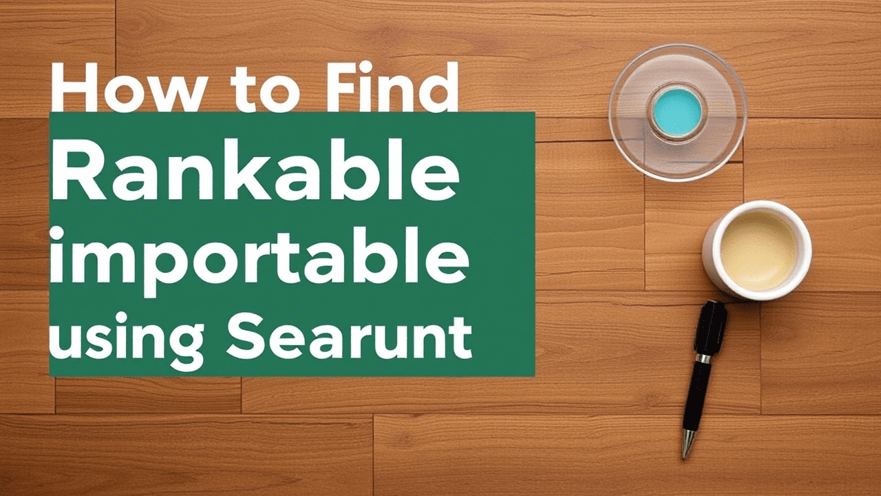 How to Find Easily Rankable importantwords...
