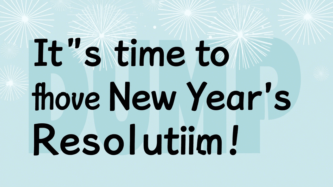 It’s time to DUMP those New...