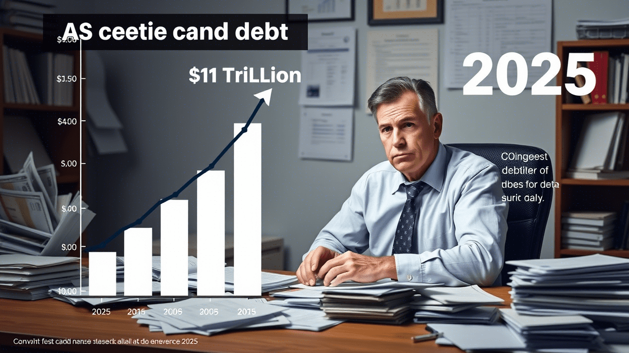 In 2023, credit card debt in...